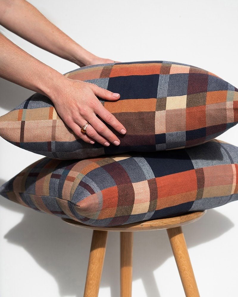 Double Cloth Cushion - Karoo by Mungo at White Label Project