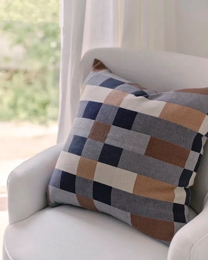 Double Cloth Cushion - Seven Seas by Mungo at White Label Project