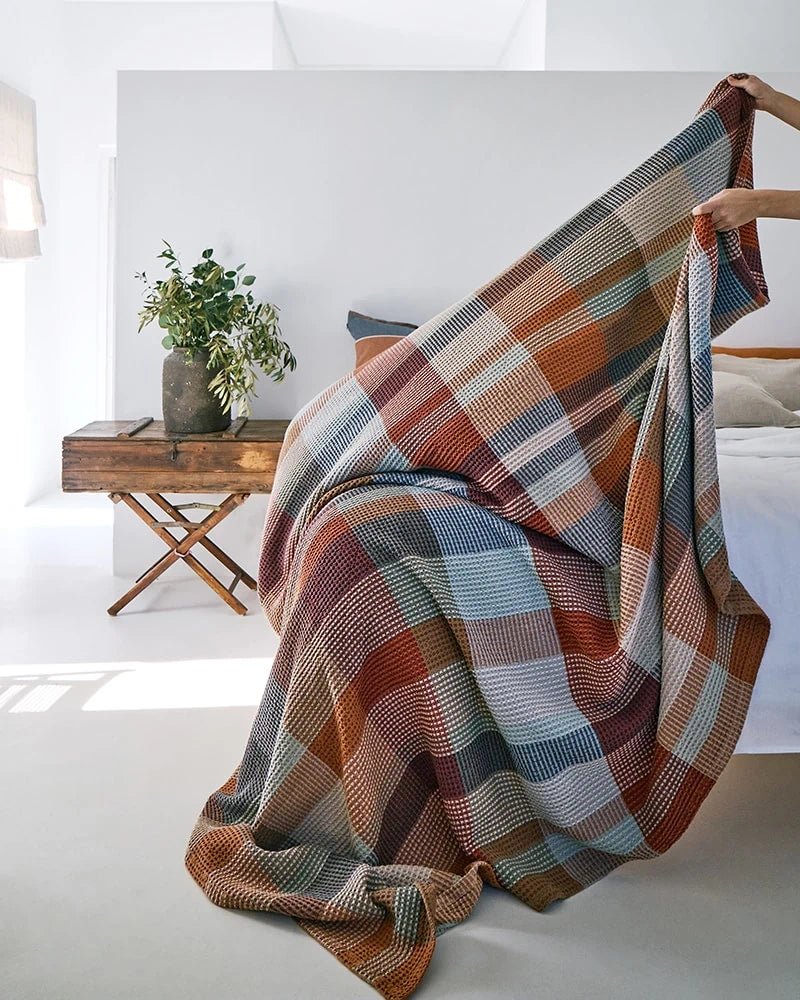 Vrou Vrou Double Blanket - Cedarwood by Mungo at White Label Project