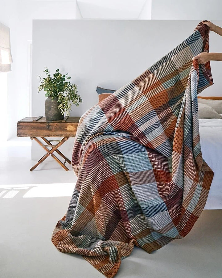 Vrou Vrou Double Blanket - Cedarwood by Mungo at White Label Project
