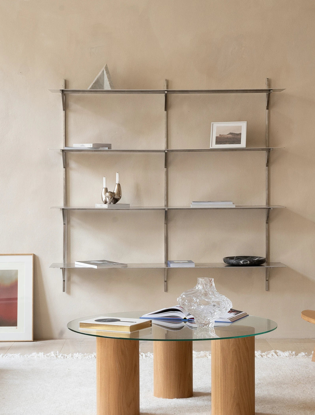 Aluminium Wall Shelf by Nuts and Woods at White Label Project