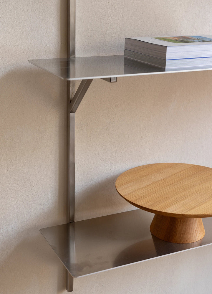 Aluminium Wall Shelf by Nuts and Woods at White Label Project