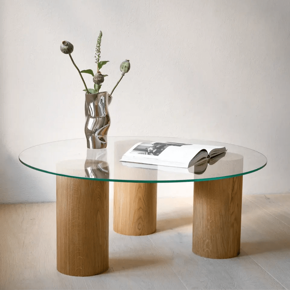 Circular Sofa Table by Nuts and Woods at White Label Project