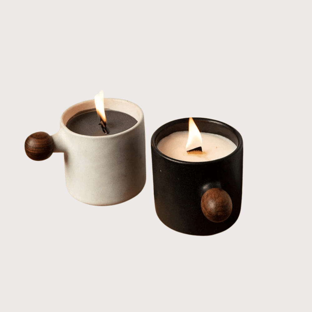 Ball Candles - Set of 2 by Objectry at White Label Project