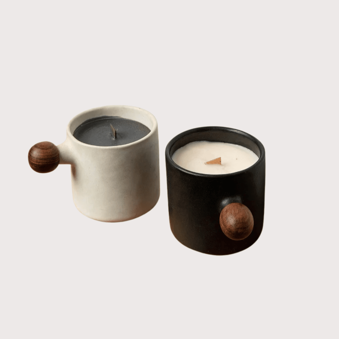 Ball Candles - Set of 2 by Objectry at White Label Project