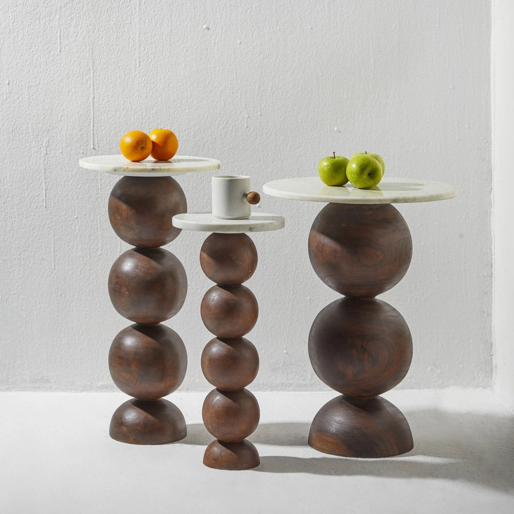 Ball Pack Table - Brown by Objectry at White Label Project