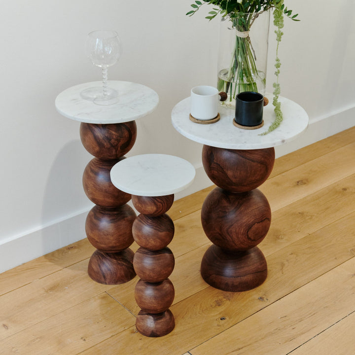 Ball Pack Table - Brown by Objectry at White Label Project