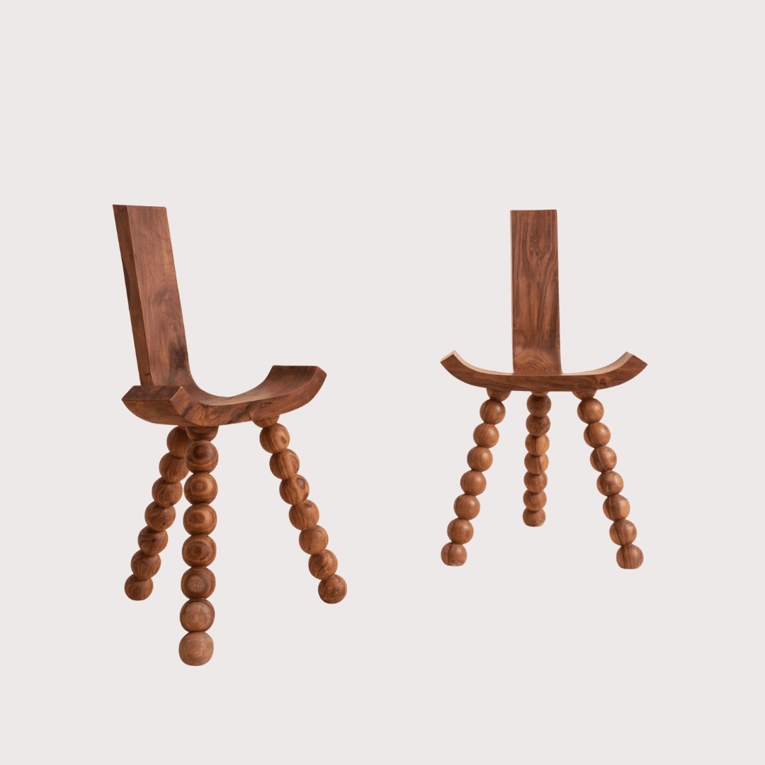 Ball Tripod Dining Chair by Objectry at White Label Project