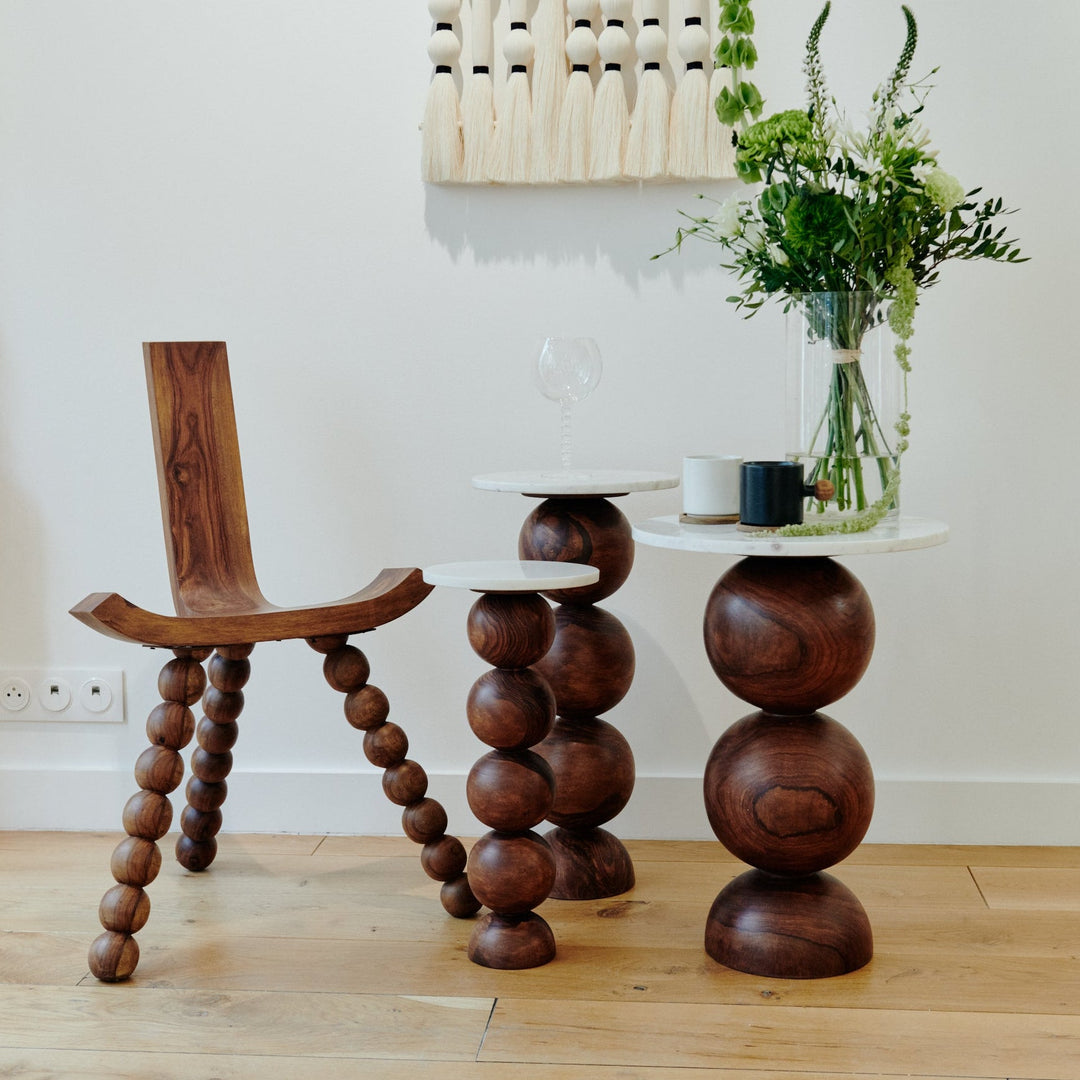 Ball Tripod Dining Chair by Objectry at White Label Project