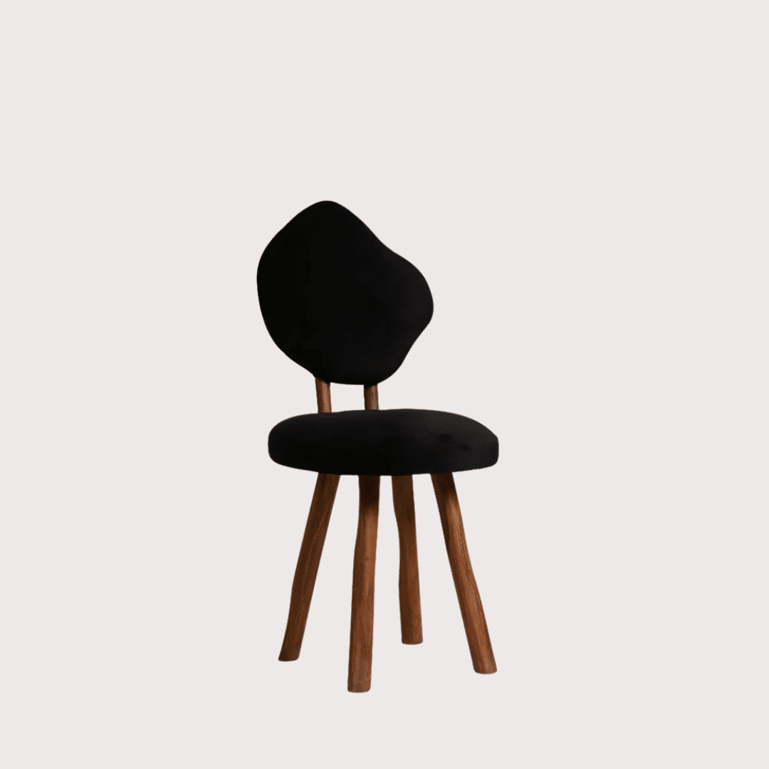 Pebble Dining Chair - Black by Objectry at White Label Project