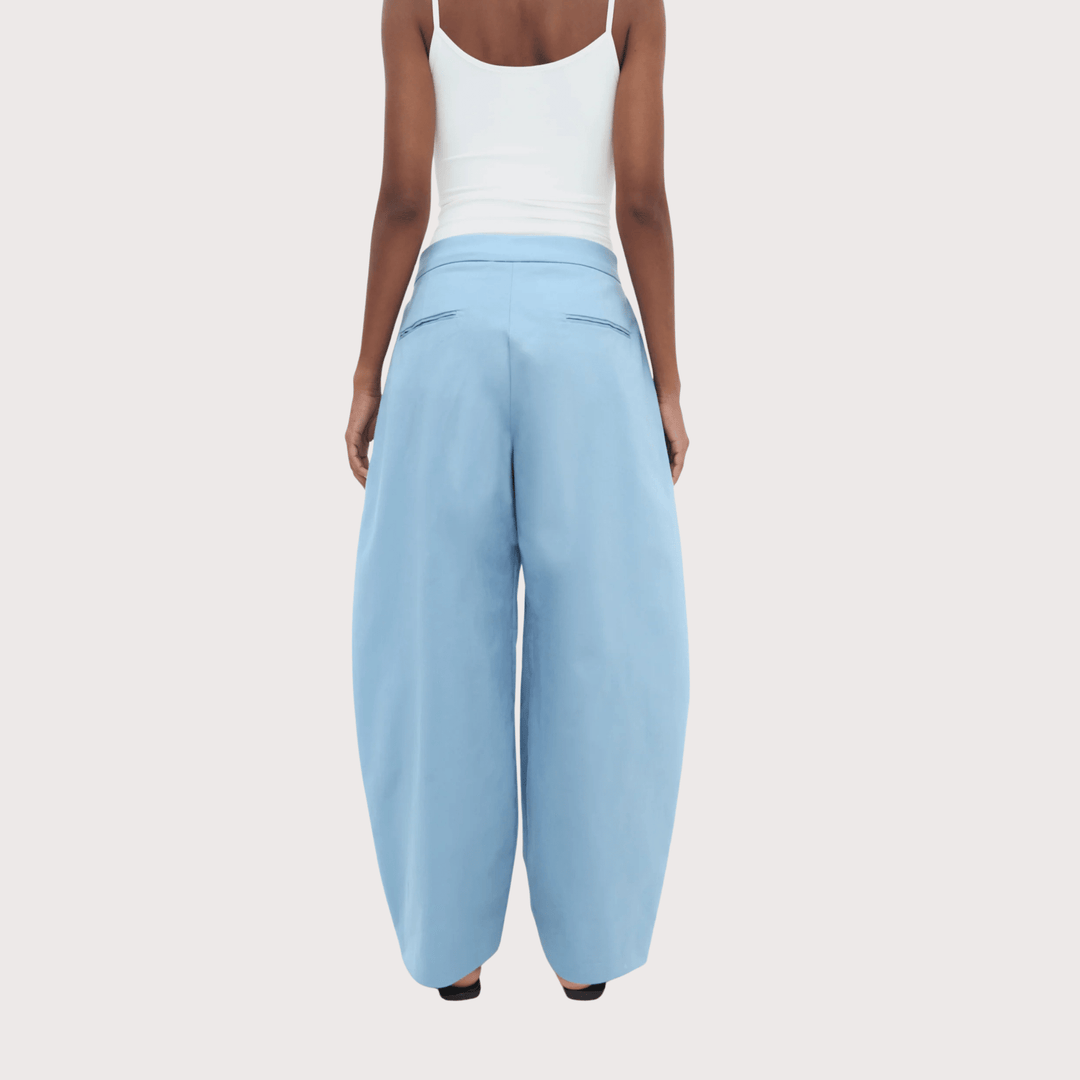 Balloon Trousers - Sky Blue by Olga Fisch at White Label Project
