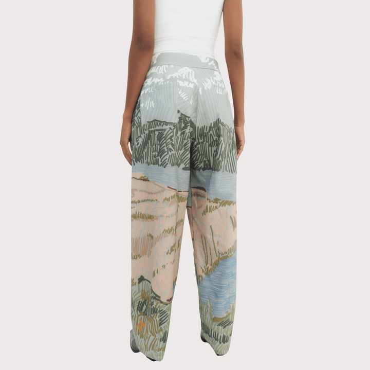 Bruma Curved Trousers by Olga Fisch at White Label Project