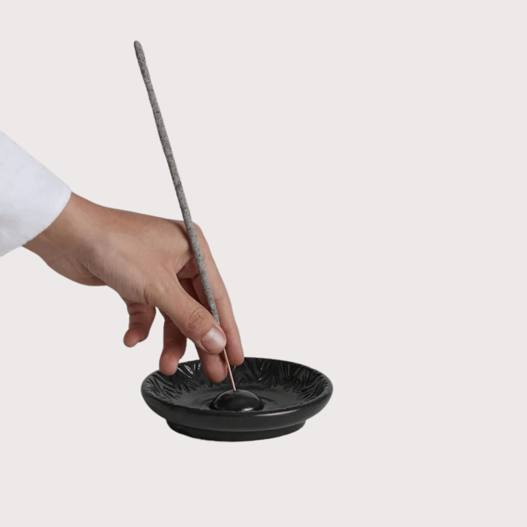 Chula Incense Holder - Black by Onora Casa at White Label Project
