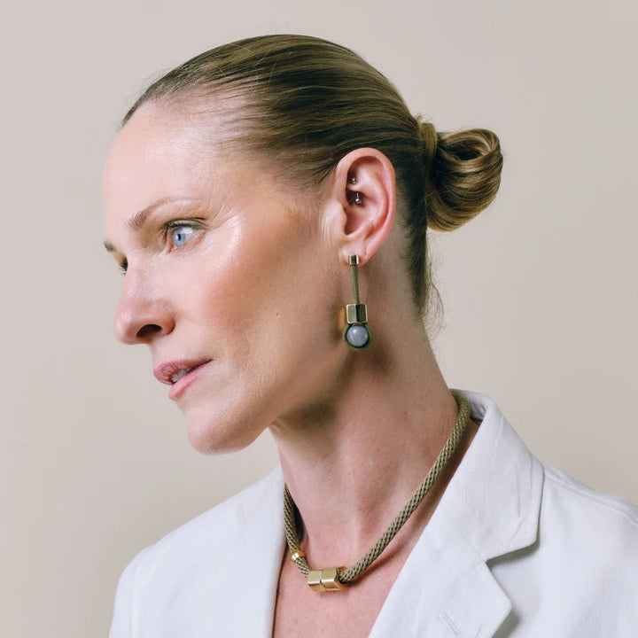 Mer Necklace - Beige by Pichulik at White Label Project