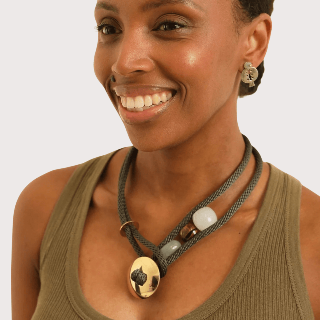 Sephos Aventurine Earrings by Pichulik at White Label Project