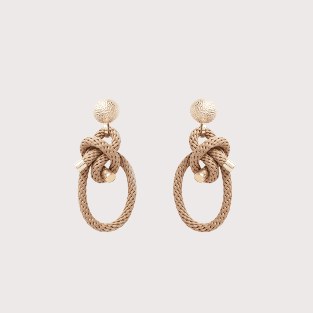 Shimenava Earrings - Beige by Pichulik at White Label Project