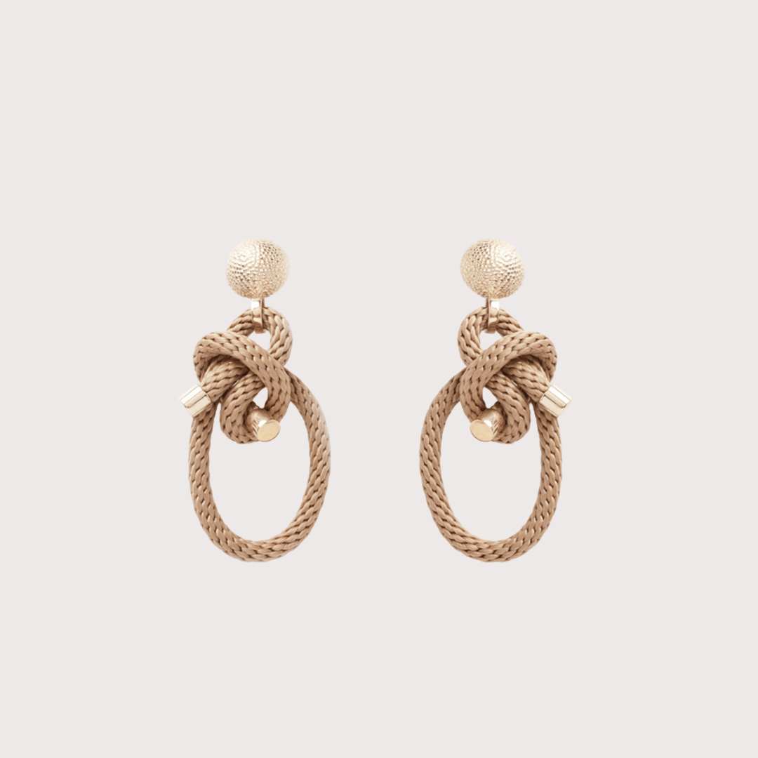 Shimenava Earrings - Beige by Pichulik at White Label Project