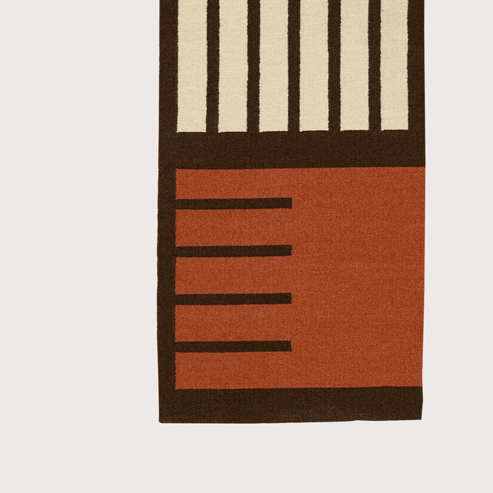 Alfombra Culto 07 - Brown, Black by Puna at White Label Project