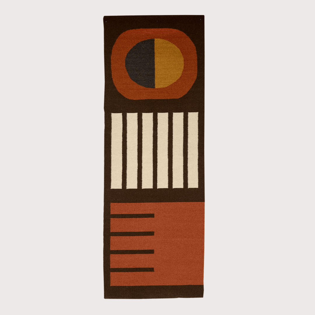 Alfombra Culto 07 - Brown, Black by Puna at White Label Project