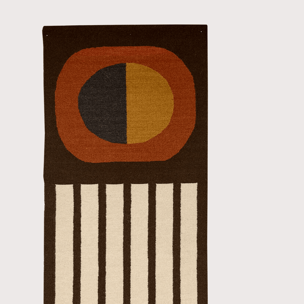 Alfombra Culto 07 - Brown, Black by Puna at White Label Project