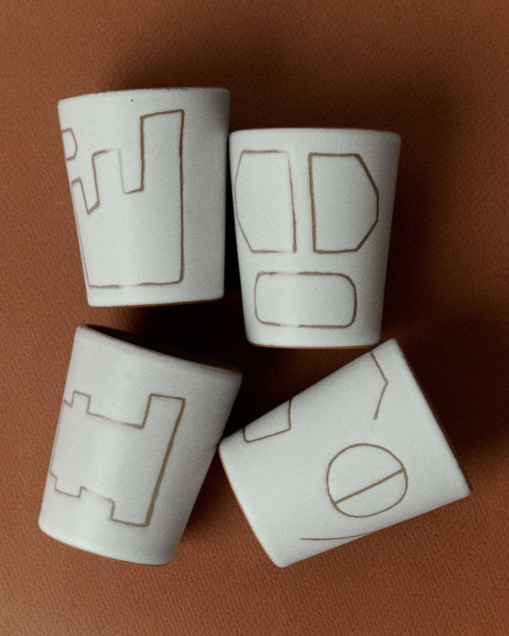 Culto Cup - Set of 4 by Puna at White Label Project