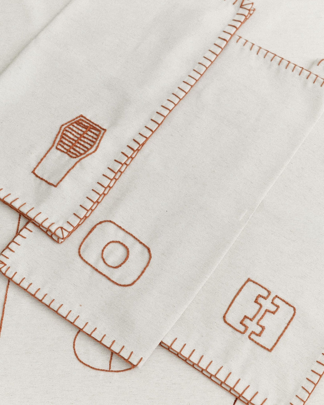 Embroidered Napkins - Set of 2 by Puna at White Label Project