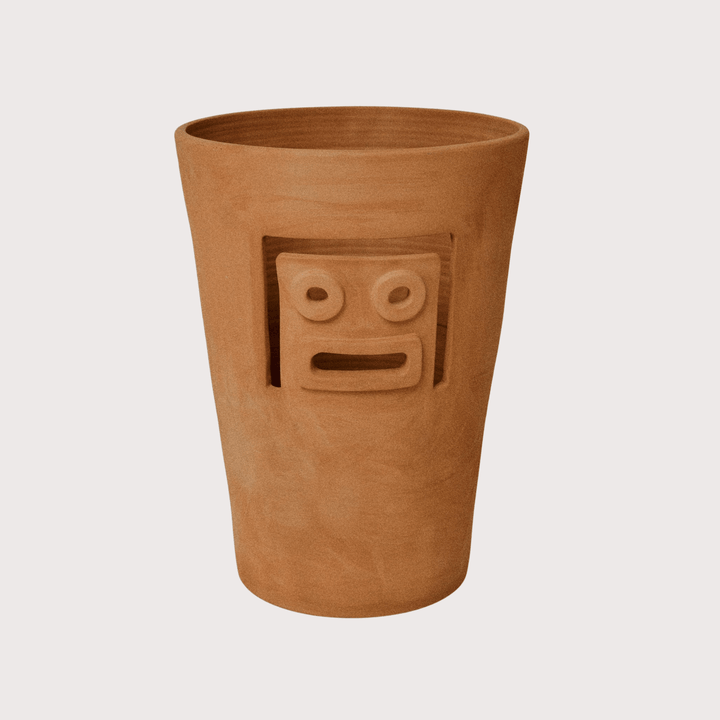 Large Kero Vase - Terracotta by Puna at White Label Project