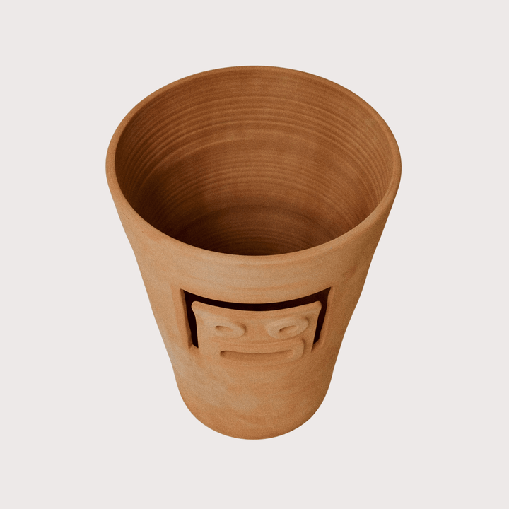 Large Kero Vase - Terracotta by Puna at White Label Project