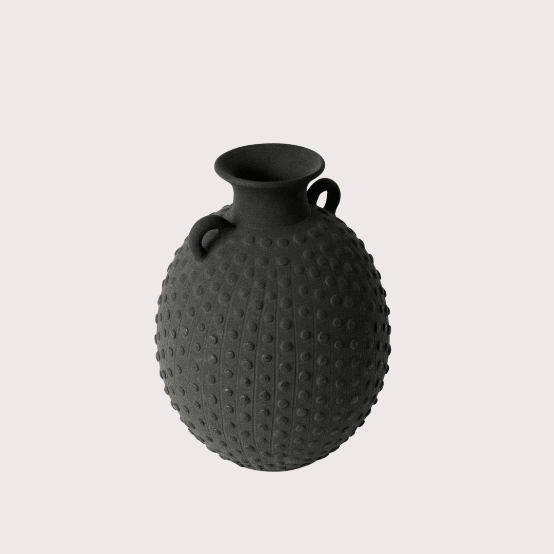 Vasija Vase - Black by Puna at White Label Project