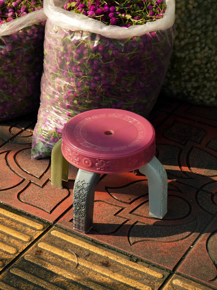 Squat Stool - Dragonfruit by Rumbá Bor at White Label Project