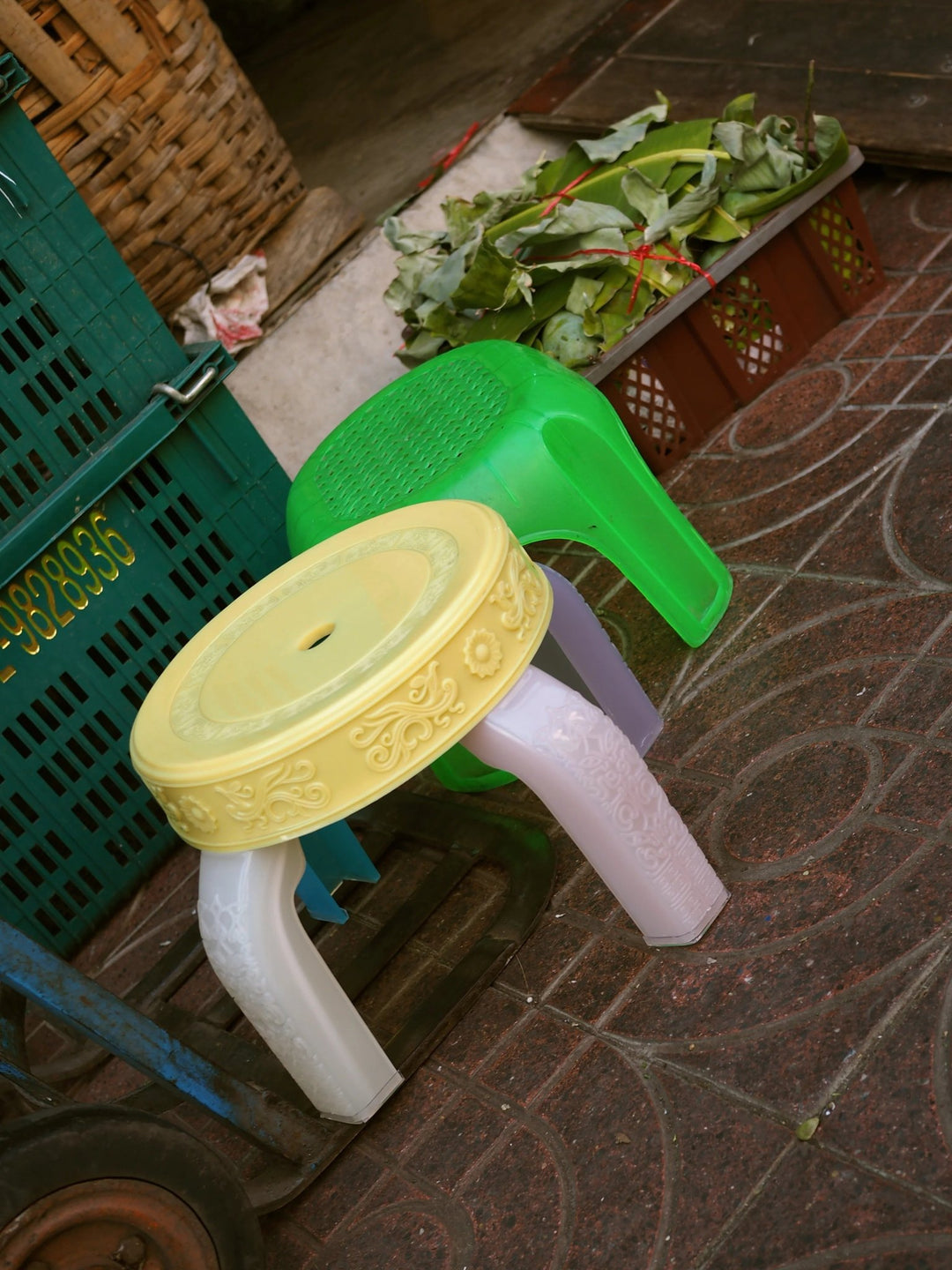 Squat Stool - Lemon by Rumbá Bor at White Label Project