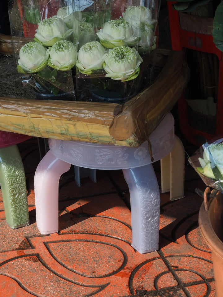 Squat Stool - Lychee by Rumbá Bor at White Label Project