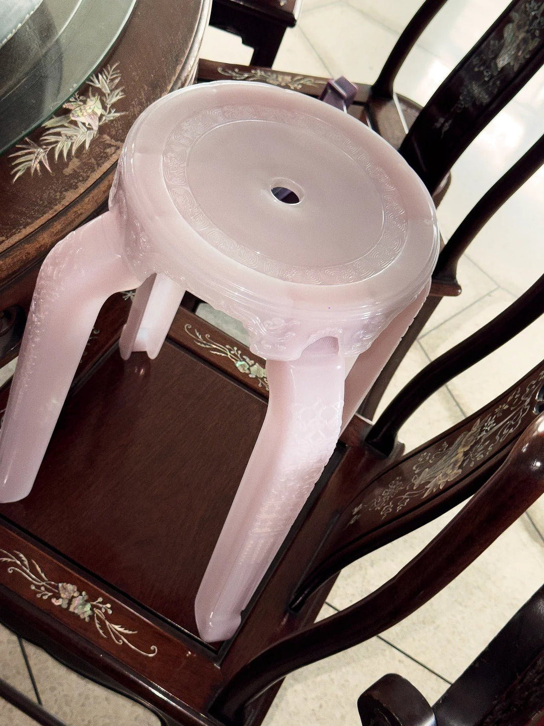 Whang Stool - Peony by Rumbá Bor at White Label Project