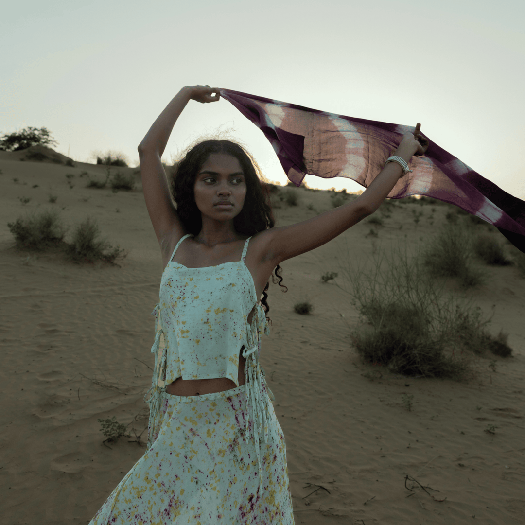 Shabnam Top - Green by Saheli Women at White Label Project