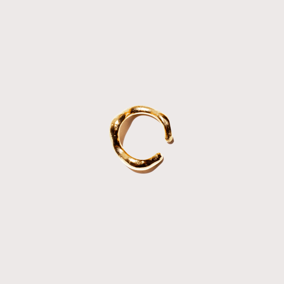 Onda Earcuff - Gold by Studio Conchita at White Label Project