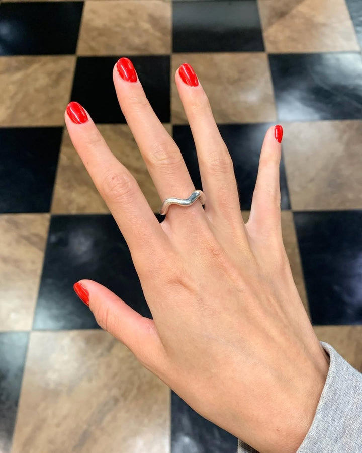 Onda Ring - Silver by Studio Conchita at White Label Project