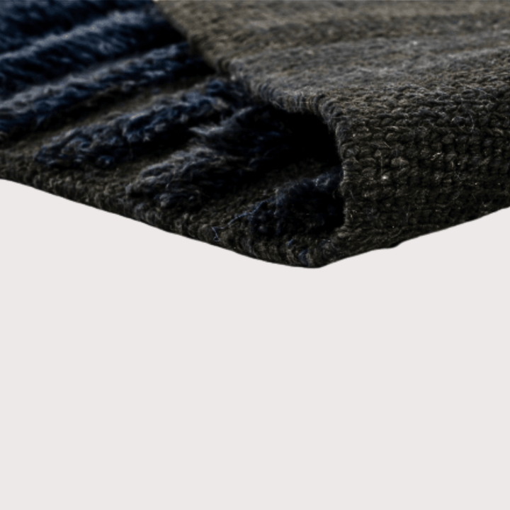 Broken Lines Rug - Blue by Studio Sana Benzaitar at White Label Project