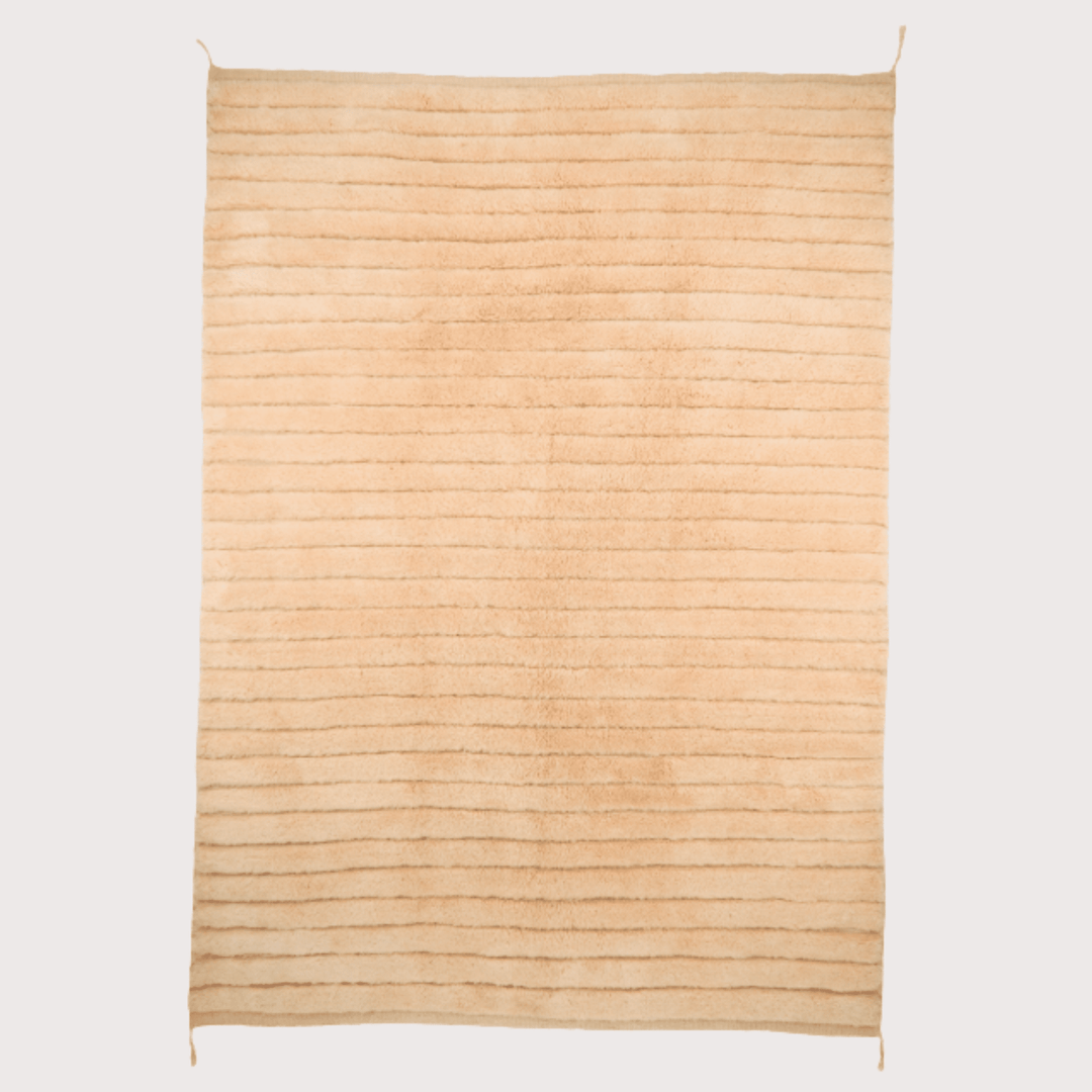 Broken Lines Rug - Camel by Studio Sana Benzaitar at White Label Project
