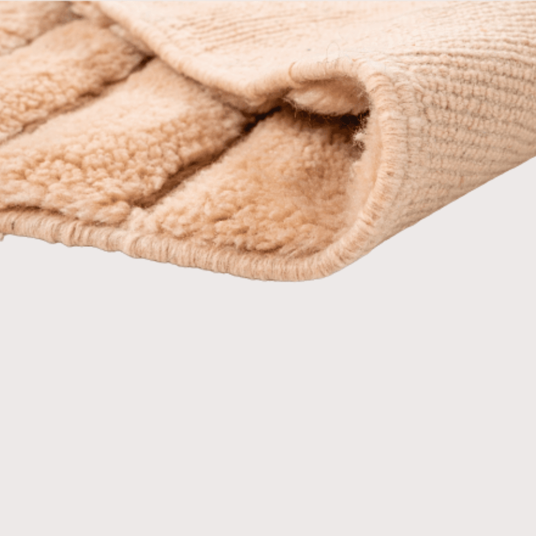 Broken Lines Rug - Camel by Studio Sana Benzaitar at White Label Project