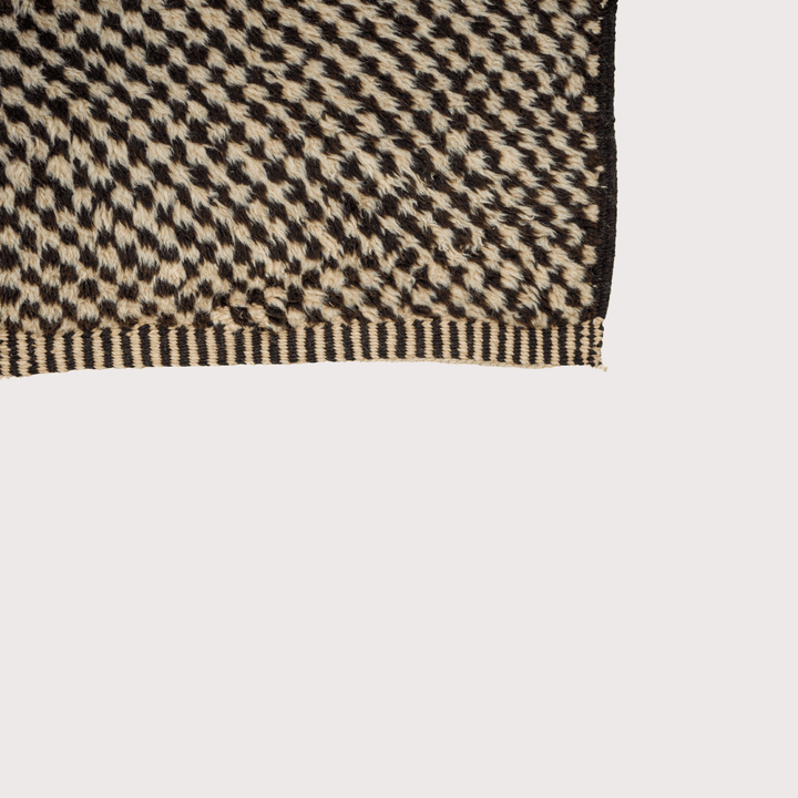 Checker Rug - Black & White by Studio Sana Benzaitar at White Label Project