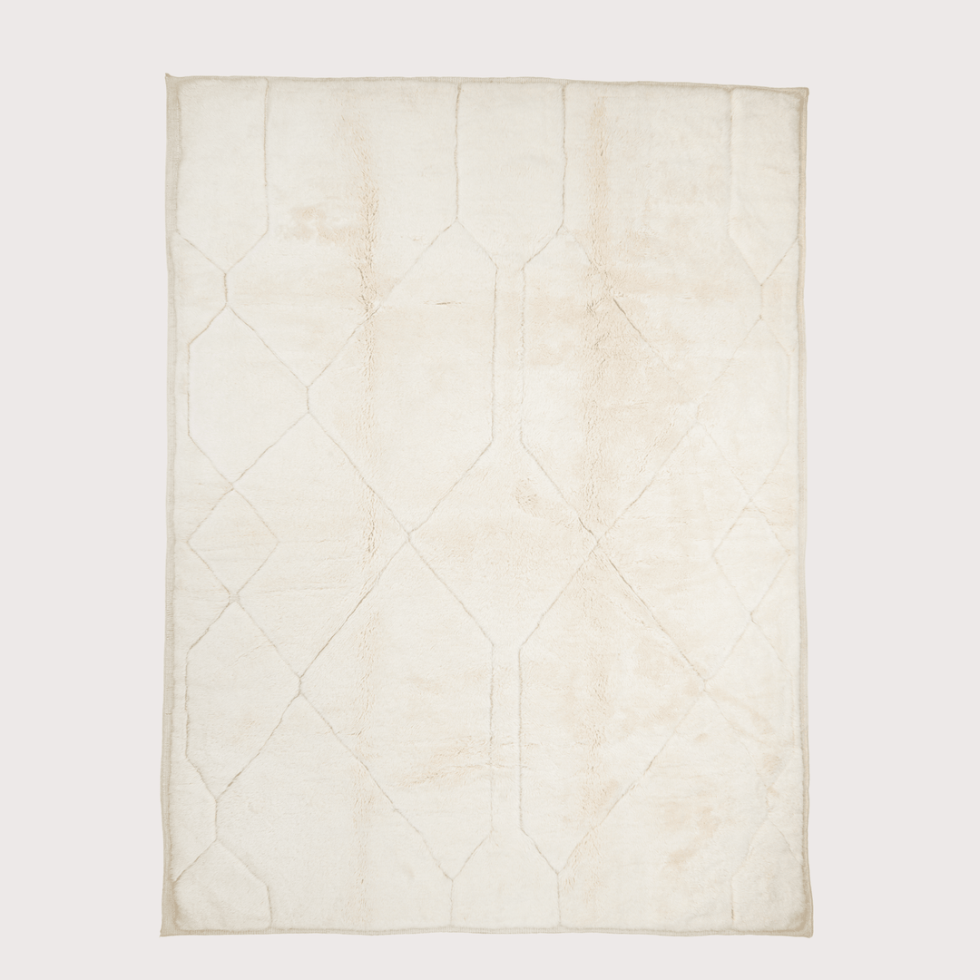 Dago Rug - White by Studio Sana Benzaitar at White Label Project