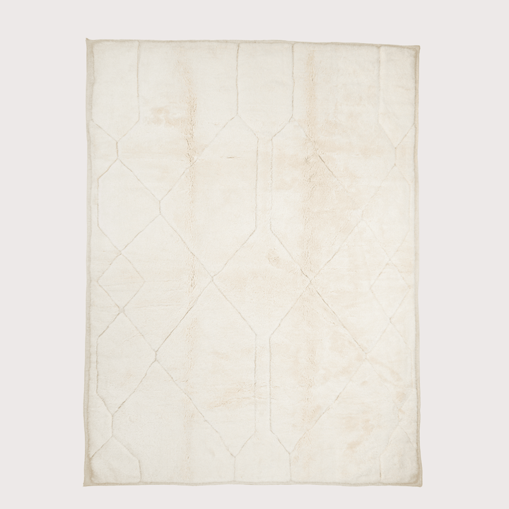 Dago Rug - White by Studio Sana Benzaitar at White Label Project