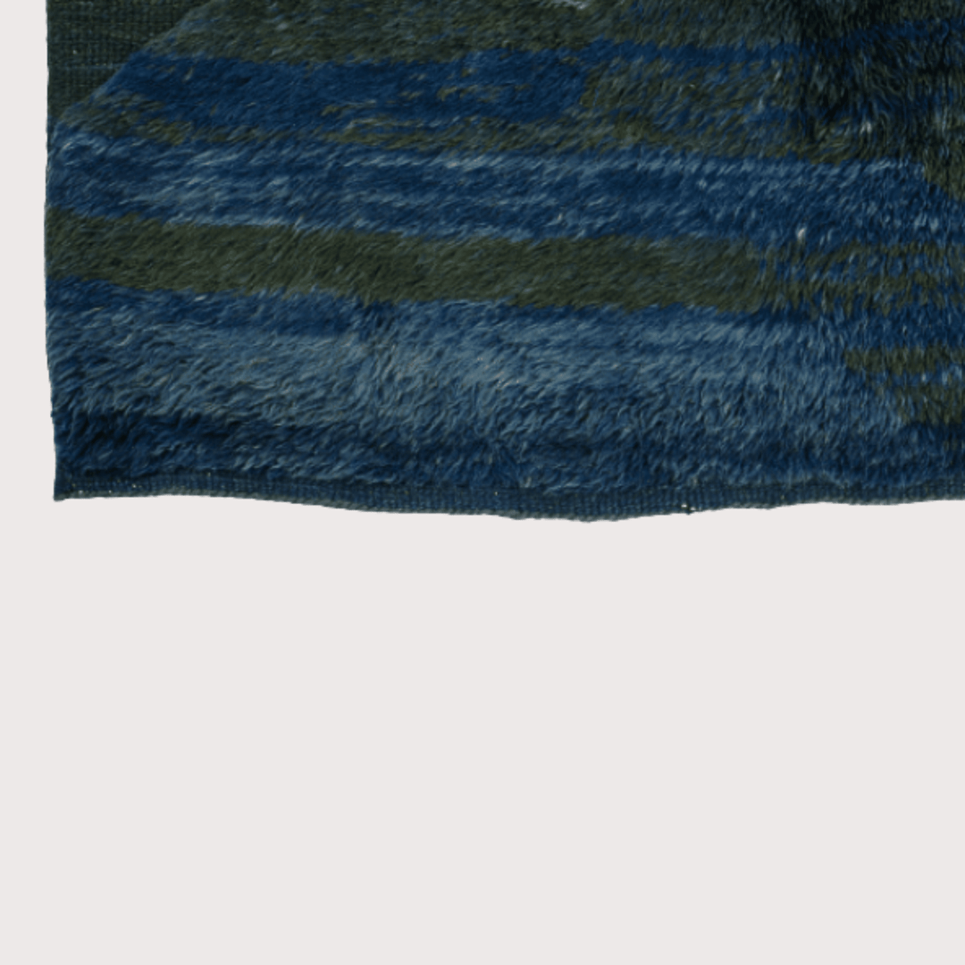 Flow Rug - Blue by Studio Sana Benzaitar at White Label Project