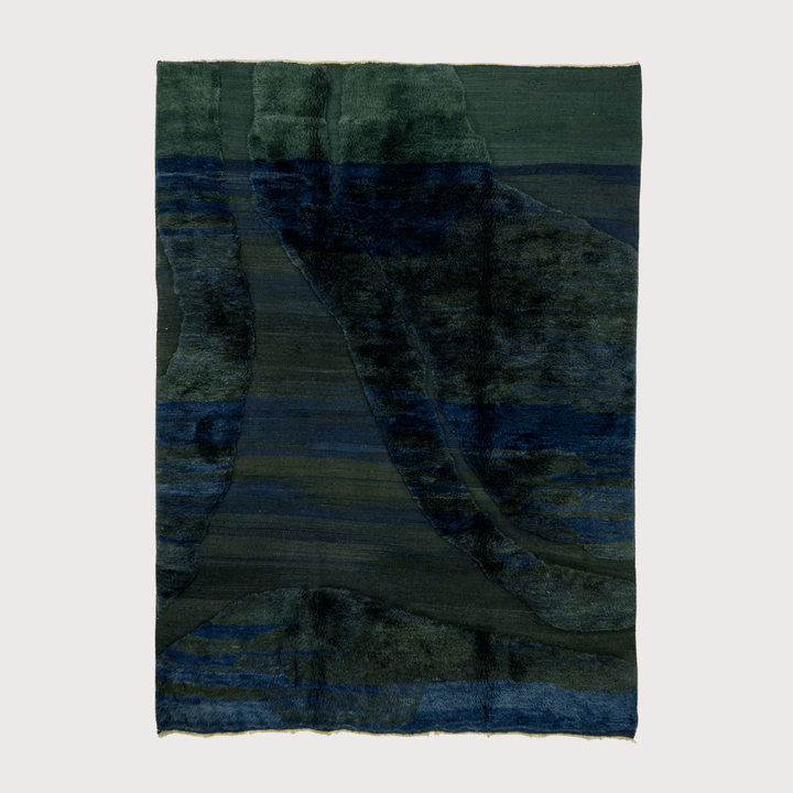 Flow Rug - Blue by Studio Sana Benzaitar at White Label Project