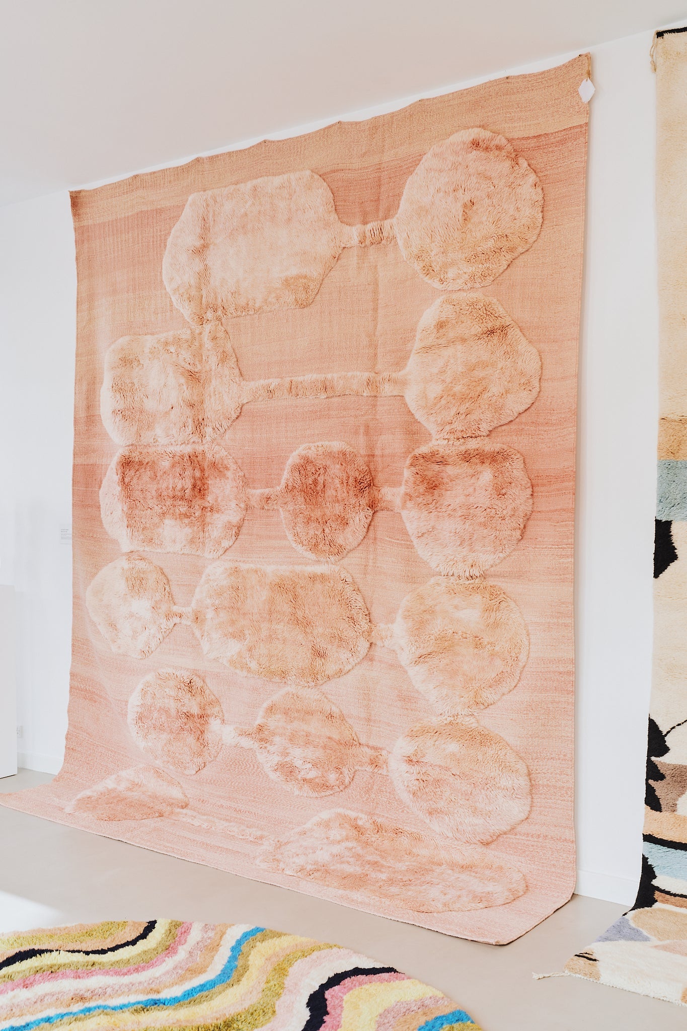 Stepping Stones Area Rug - Pink by Studio Sana Benzaitar at White Label Project
