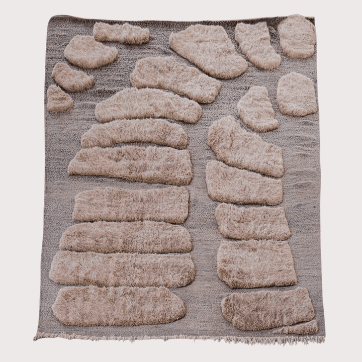 Stepping Stones Rug - Grey/Taupe by Studio Sana Benzaitar at White Label Project