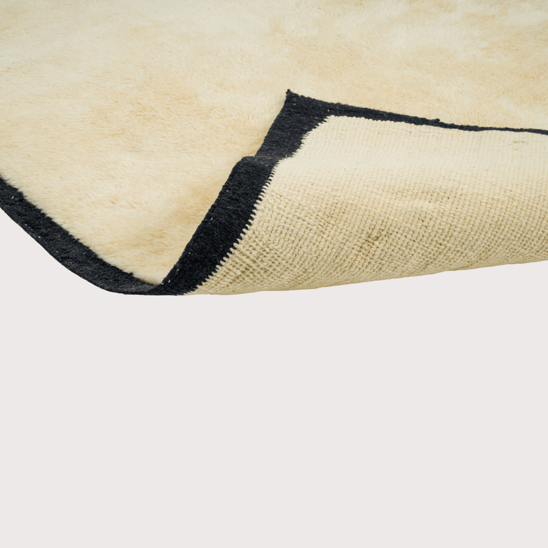 Tamdlo Rug - Black & White by Studio Sana Benzaitar at White Label Project