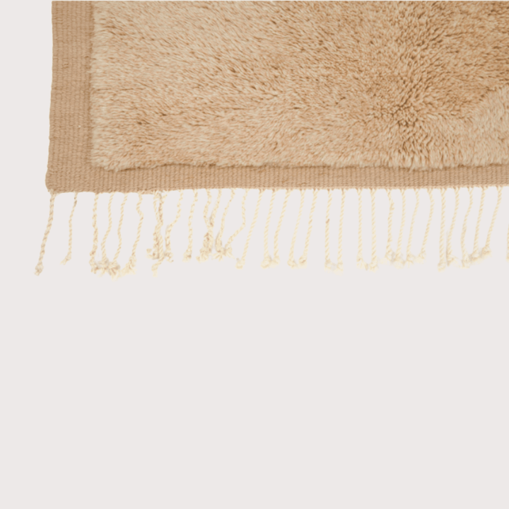 Tofitri Rug - Tan by Studio Sana Benzaitar at White Label Project