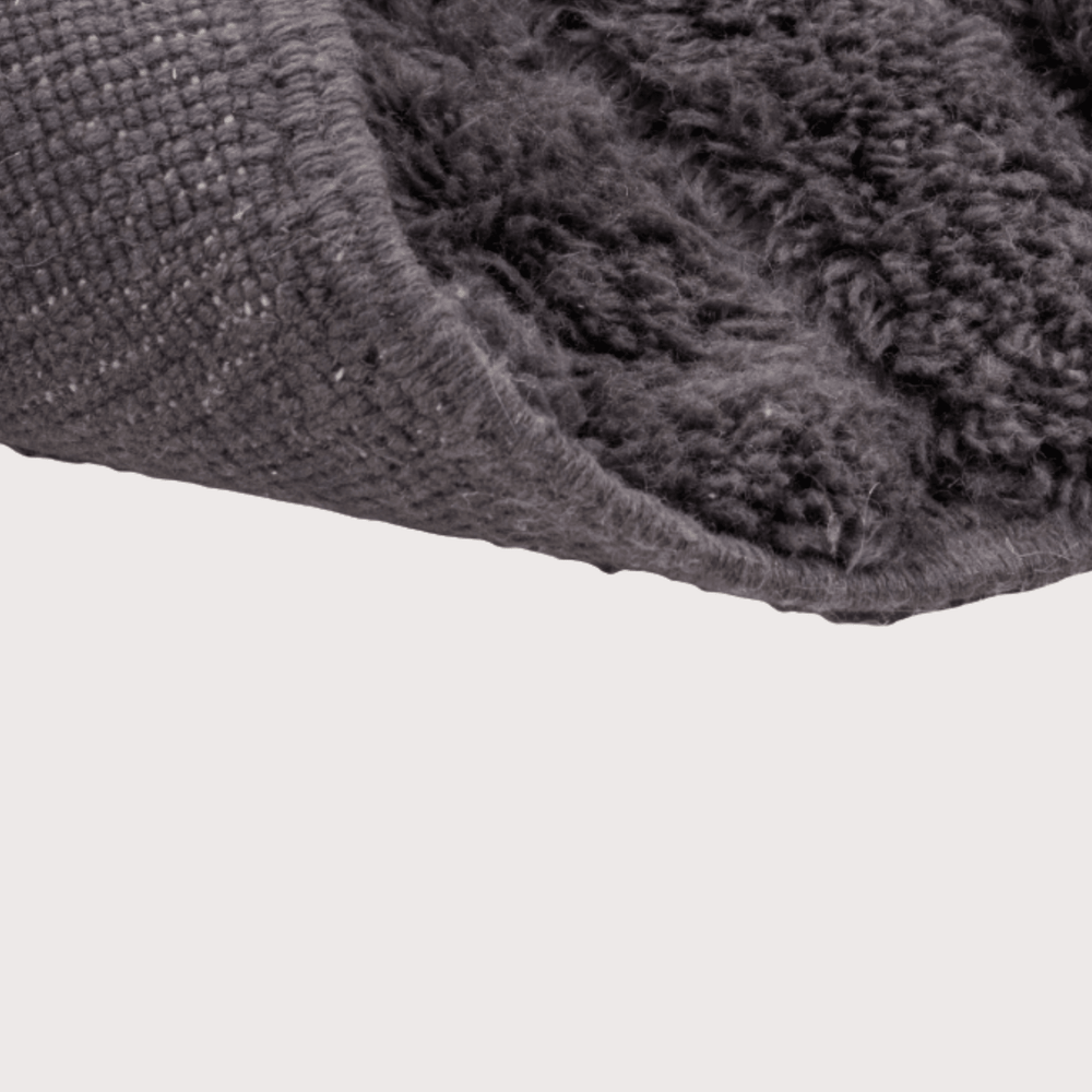 Wide Broken Lines Rug - Grey by Studio Sana Benzaitar at White Label Project