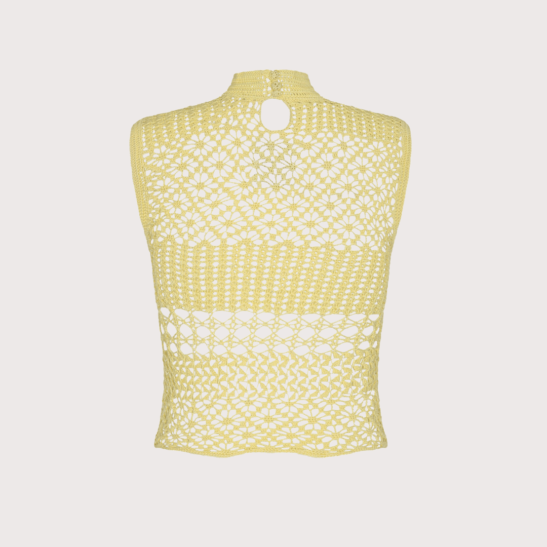 Apyu Top - Yellow by The Sake Project at White Label Project